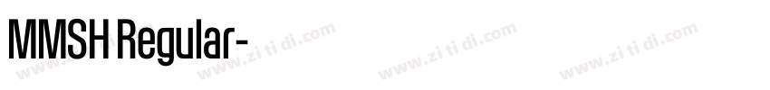 MMSH Regular字体转换 MMSH Regular字体转换